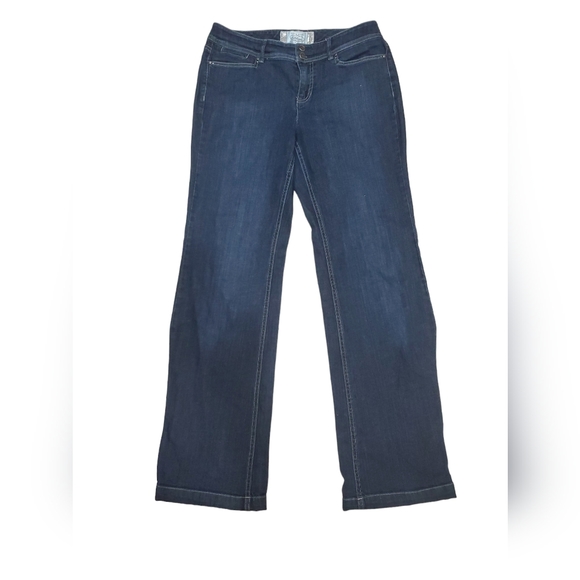 White House Black Market Denim - Reg $110 WHBM Blanc Embellished  Denim Jean's size 6R